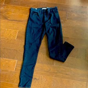 Levi’s Mile High Super Skinny Black Jeans 31/31